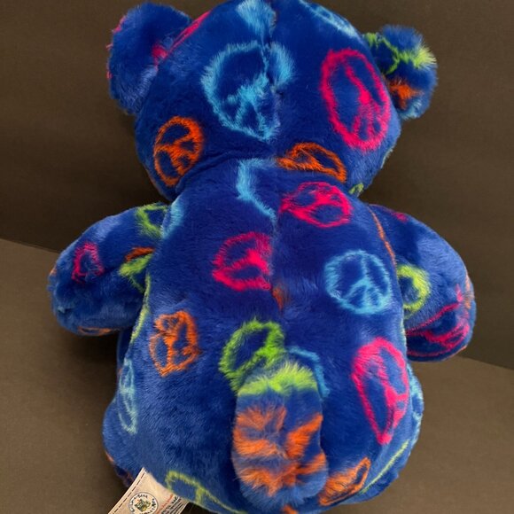 Build-A-Bear Peace Sign Teddy Bear - Picture 3 of 3